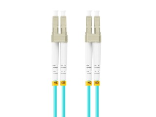 lanberg latiguillo fibra optica lc - upc lanberg 2m multi duplex om3 50 - 125 lszh azul