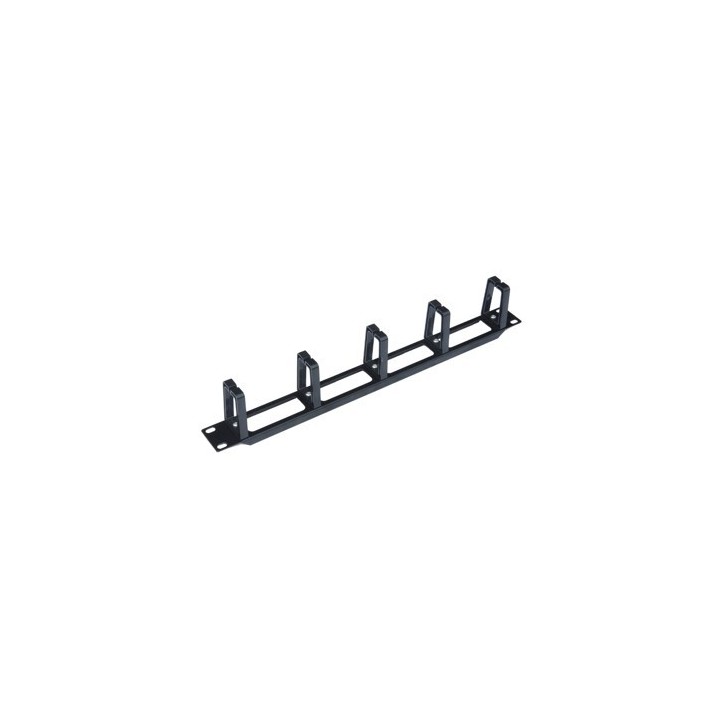 wp european cabling solution panel pasa cables wp 1u plastico  negro