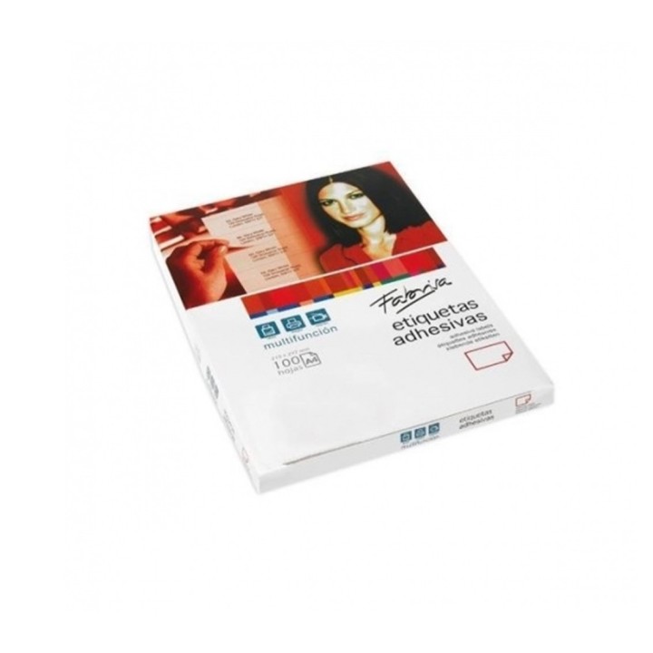 etiquetas adhesivas sprinjet 100 hojas a4 4und