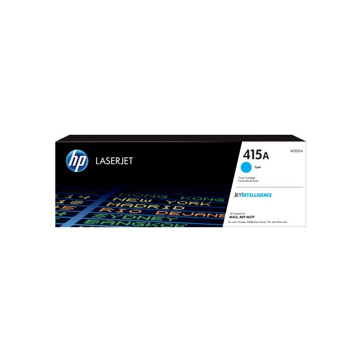 hp cartucho de toner original laserjet 415a cian