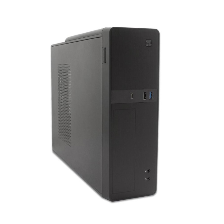 coolbox caja ordenador sobremesa coolbox microatx slim t310 usb - c  lector de tarjetas fuente sfx 3