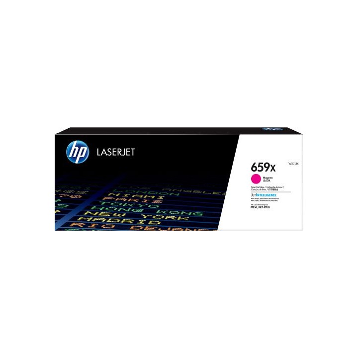 hp laserjet cartucho de toner original 659x magenta de alta capacidad