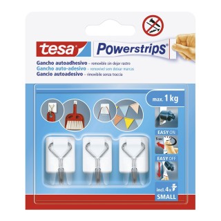 tesa gancho autoadhesivo powerstrips s, blanco