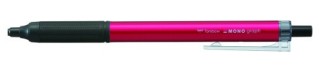 tombow boligrafo mono graph lite tinta aceite baja viscosidad. cuerpo rosa. tinta negra. tombow bc-m