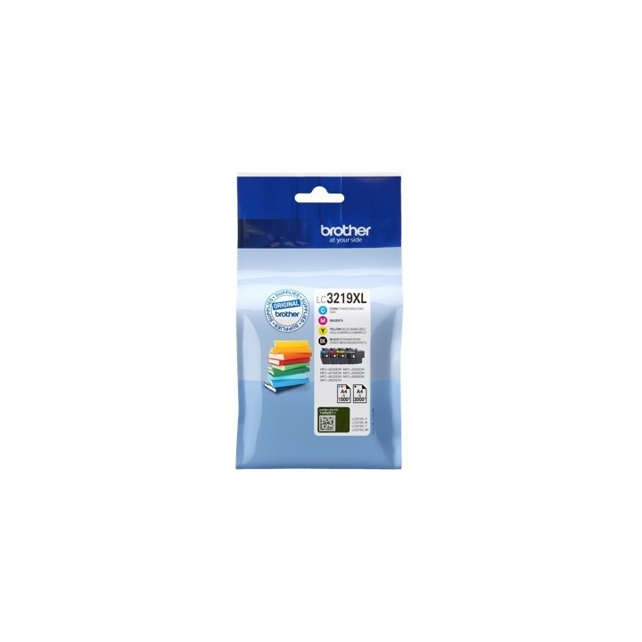 brother pack cartuchos tinta brother lc3219xlval negro cian magenta amarillo 3000 paginas negro -  1