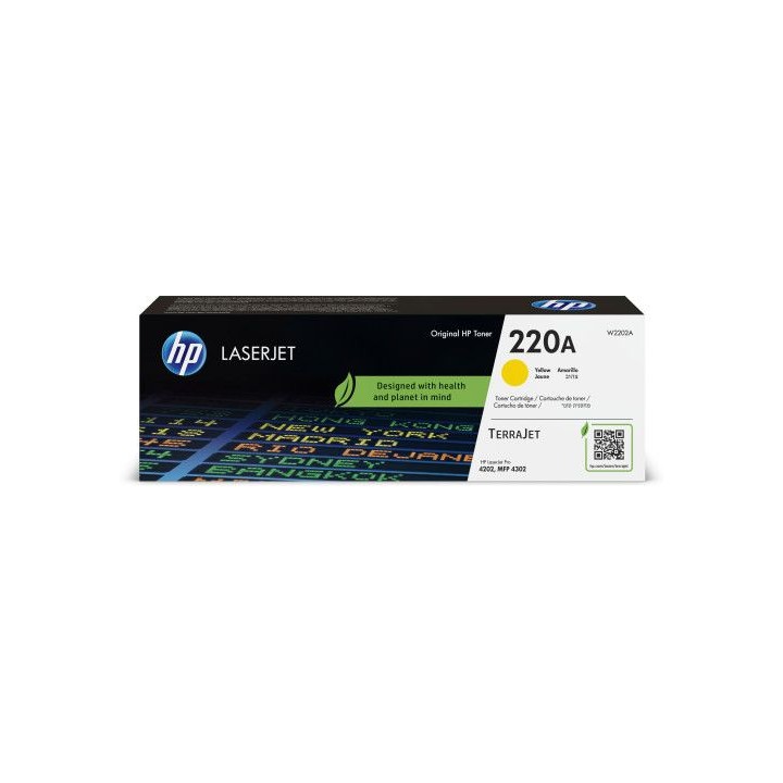 hp cartucho de toner original laserjet 220a amarillo