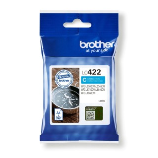 brother cartucho tinta brother lc422c cian 550 paginas