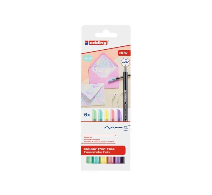 est. 6 rot. edding 1200 0.5-1mm pastel stdo