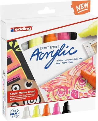 p. 5 marcad. perm acrilico edding 5000 neon