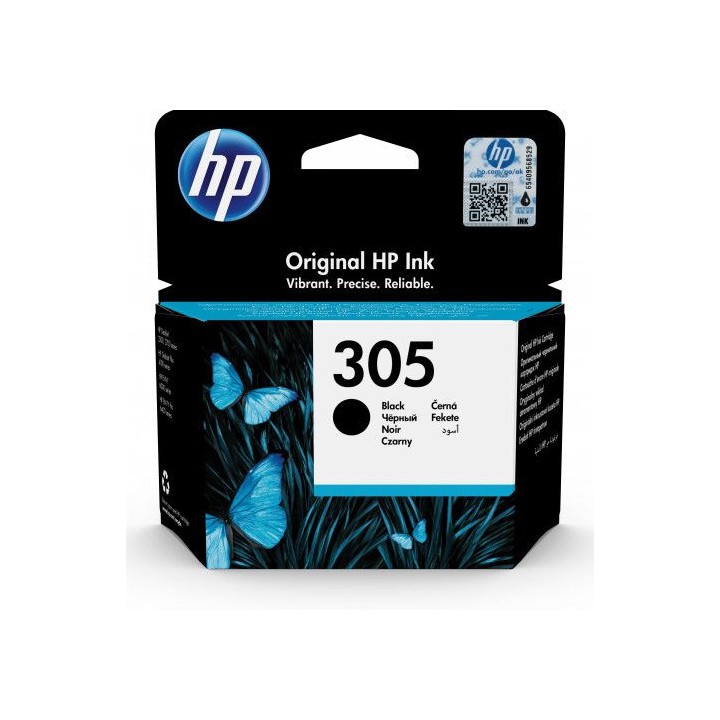hp 305 cartucho de tinta hp305 negro (3ym61ae)