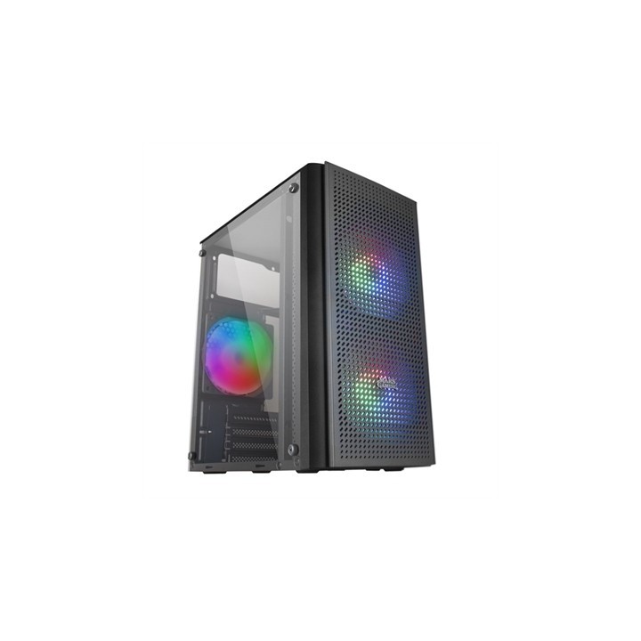 mars gaming caja ordenador mars gaming mc300 negro micro atx 1 x usb 3.0 2 x usb 2.0 3 x 120mm frgb