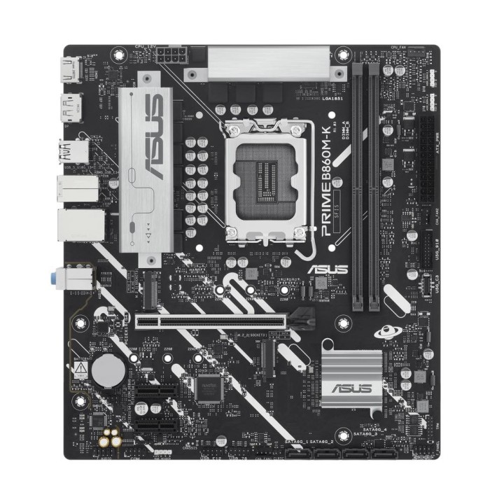 asus placa base asus intel prme b860m - k socket 1851 ddr5 x2 max 128gb hdmi displayport matx