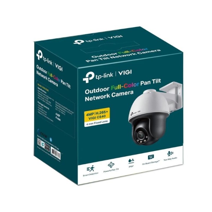 vigi camara ip pt c540 4mp plastico full-color 4mm