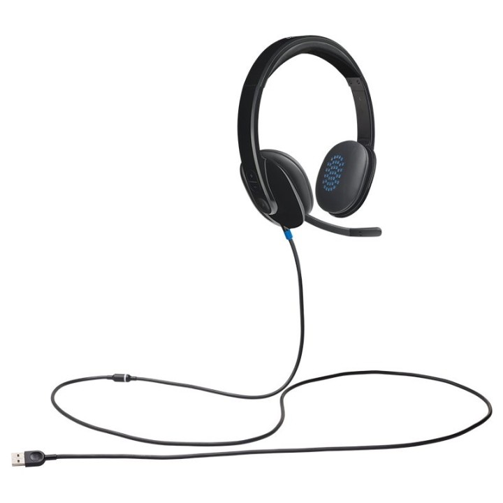 logitech auricular+microfono h540 alto rendimiento