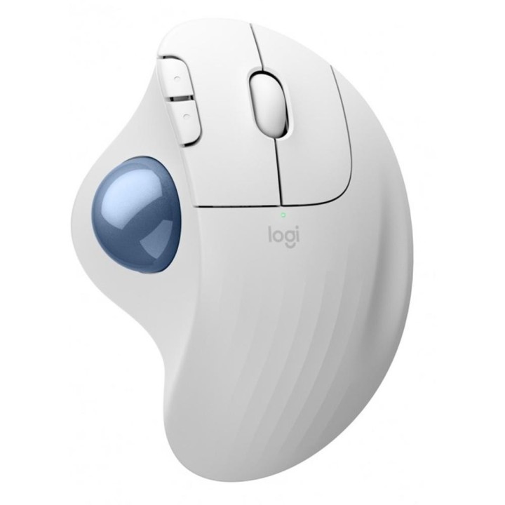 logitech raton inalambrico logitech ergo m575s blanco