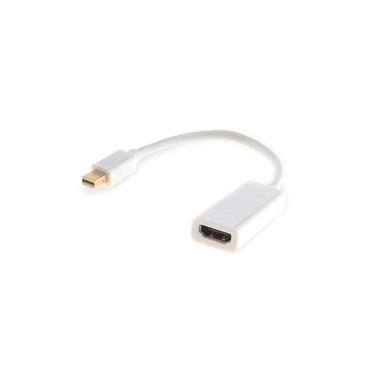 adaptador mini displayport (m) - hdmi (h) 0.2m 1080p blanco dp 1.1 hdmi 1.4
