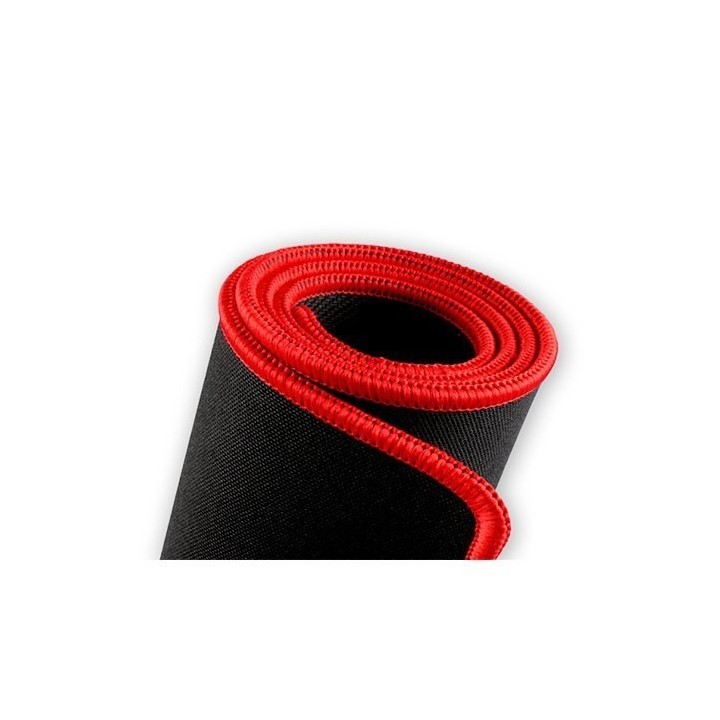 alfombrilla gaming xxl 1000x500x3mm savio gtdxxl antideslizante base de goma negro y rojo