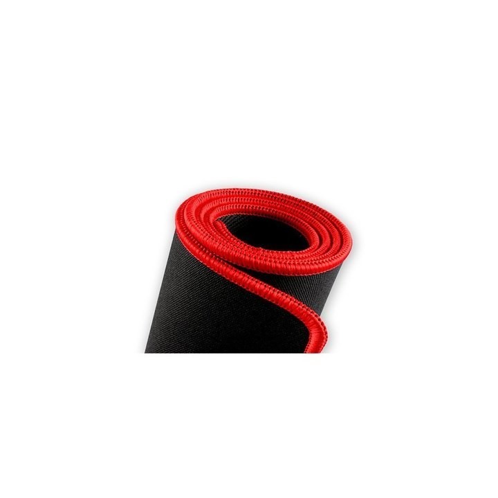 alfombrilla gaming xxl 1000x500x3mm savio gtdxxl antideslizante base de goma negro y rojo