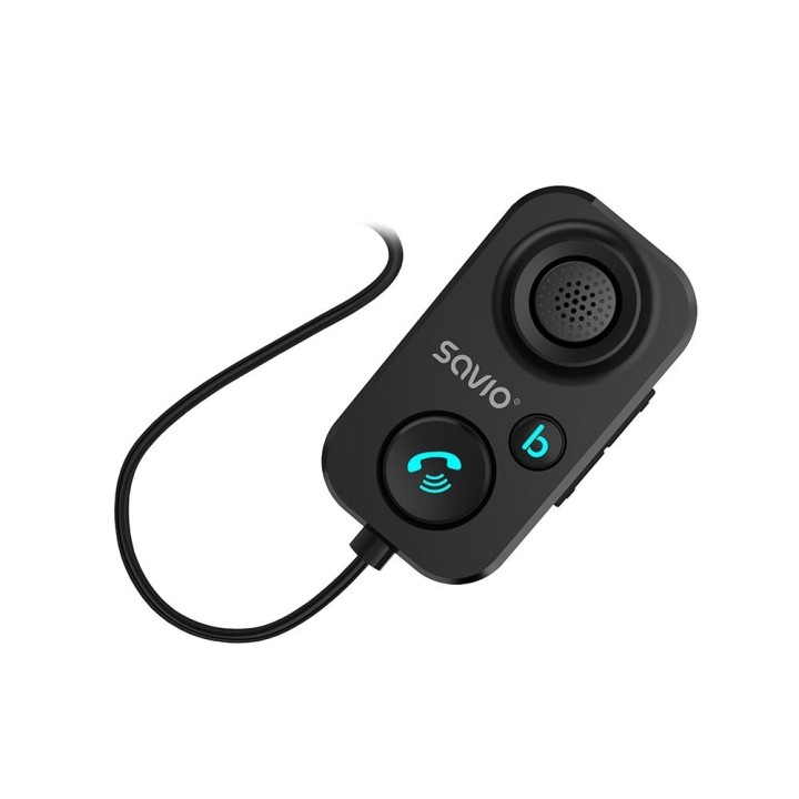 transmisor auxiliar bluetooh 5.1 coche savio tr-13 manos libres bluetooth 5.1 google assistant siri