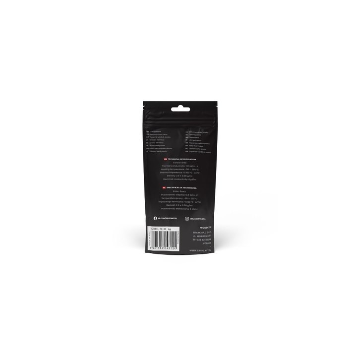 pasta termica 13.5w m-k 4g savio glacier tg-03 jeringa 4g 13.5w-mk