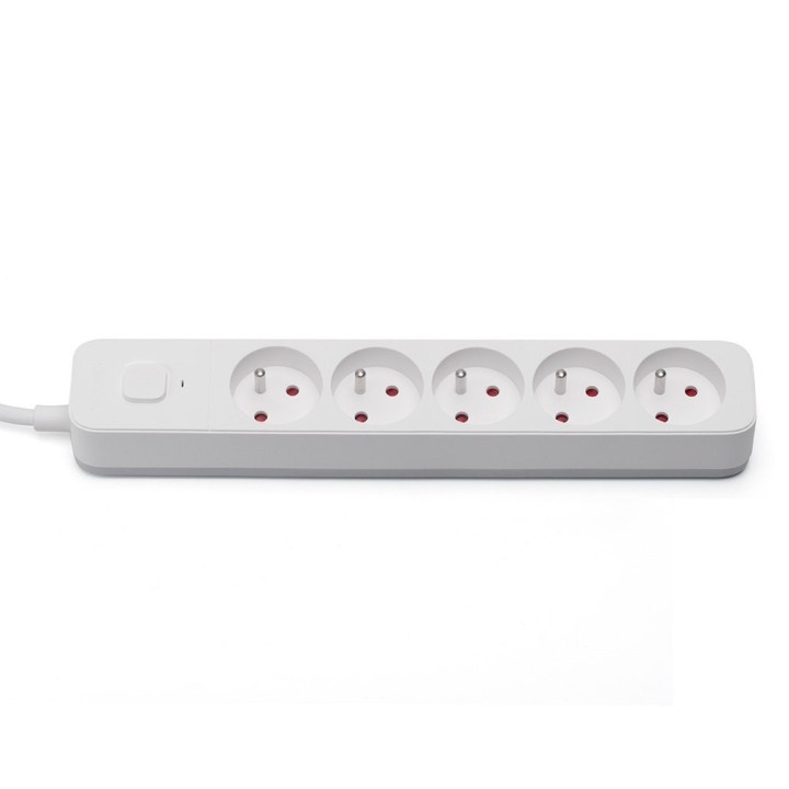 regleta de 5 enchufes 3m blanco savio lz-09 proteccion infantil y por sobretension
