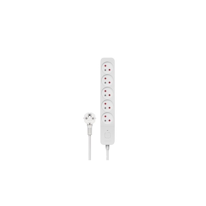 regleta de 5 enchufes 3m blanco savio lz-09 proteccion infantil y por sobretension
