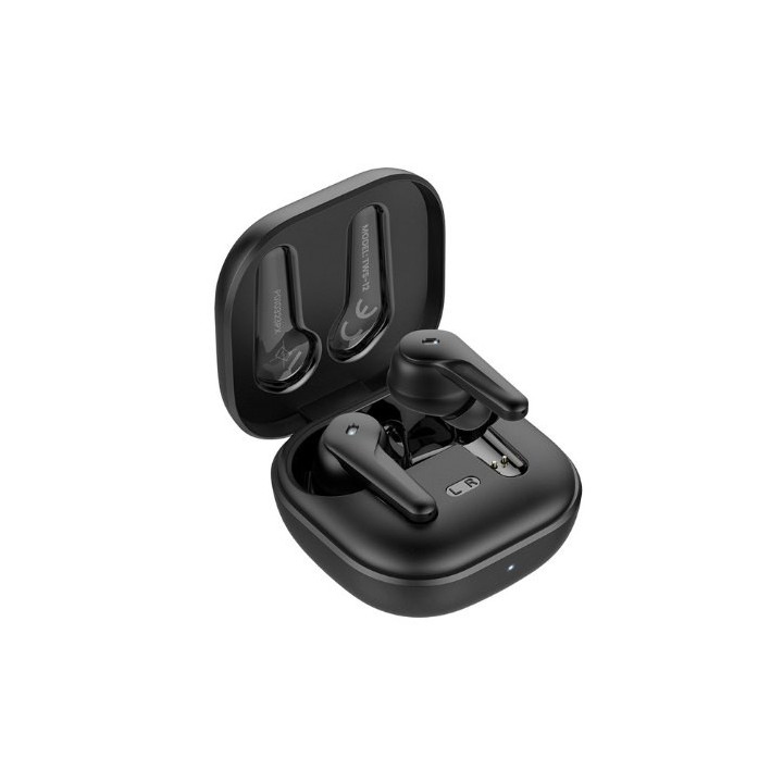 auriculares inalabricos bluetooth 5.3 savio tws-12 negro autonomia 10h funcion carga rapida