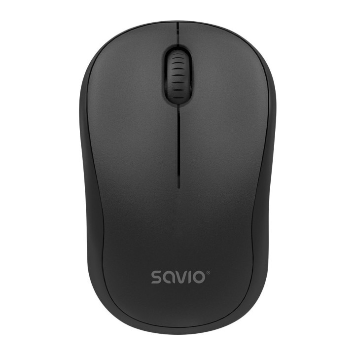 raton savio mb-04 optico inalambrico 1000 dpi receptor dongle usb 2.4 ghz negro
