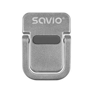 soporte patas 2 piezas para portatil savio pb-03 plateado goma antideslizante