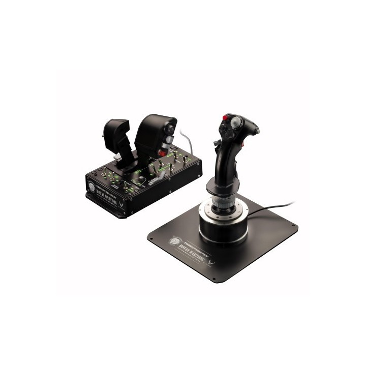 thrustmaster thrustmaster hotas warthog negro palanca de mando pc, playstation 3