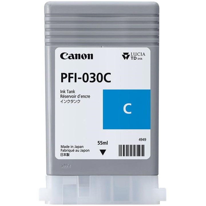 canon cartucho canon pfi - 030 cian ta - 20ta - 20 mfp l24eita - 30ta - 30 mfp l36ei