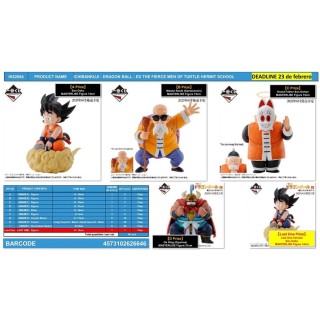 banpresto ichiban kuji banpresto dragon ball ex the fierce men of turtle hermit school