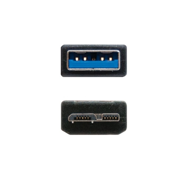 nanocable cable usb 3.0 tipo a/macho-microusb/b 2m