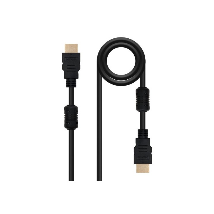 nanocable nanocable cable hdmi v1.4 (alta velocidad / hec) con ferrita, a/m-a/m, 3.0 m (10.15.1803)