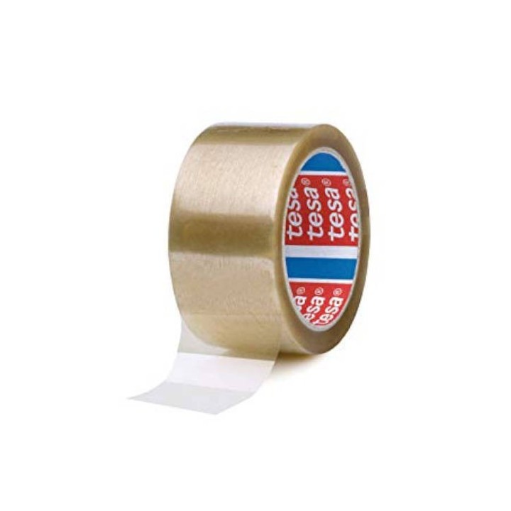 tesa cinta de embalaje silenciosa en polipropileno 50mm.x66m. transparente tesa 04024-00234-04
