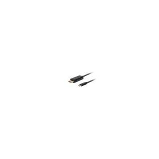 cable usb-c a displayport lanberg macho/macho 1.0m 4k 60hz negro