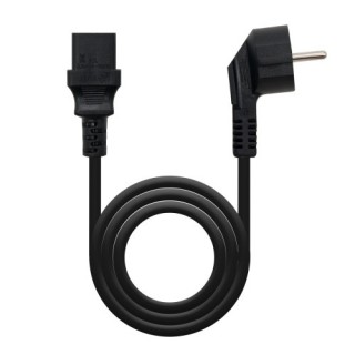 nanocable nanocable 10.22.0105 cable de transmision negro 5 m c13 acoplador cee7/7