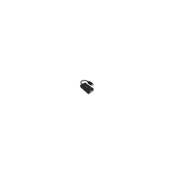 cable conversor aisens displayport v1.2 a vga/dvi/hdmi 4k negro 15cm