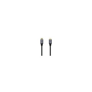 cable hdmi aisens v2.1 ultra alta velocidad 8k60hz m/m 1.5m gris negro