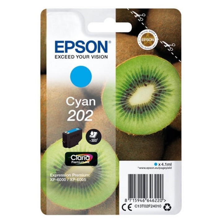 epson cartucho 202 cyan