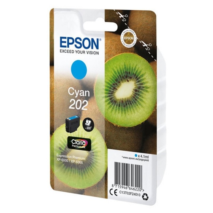 epson cartucho 202 cyan