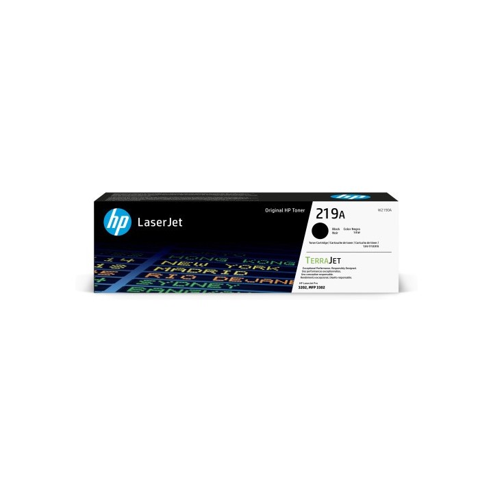 hp hp cartucho de toner original laserjet 219a negro