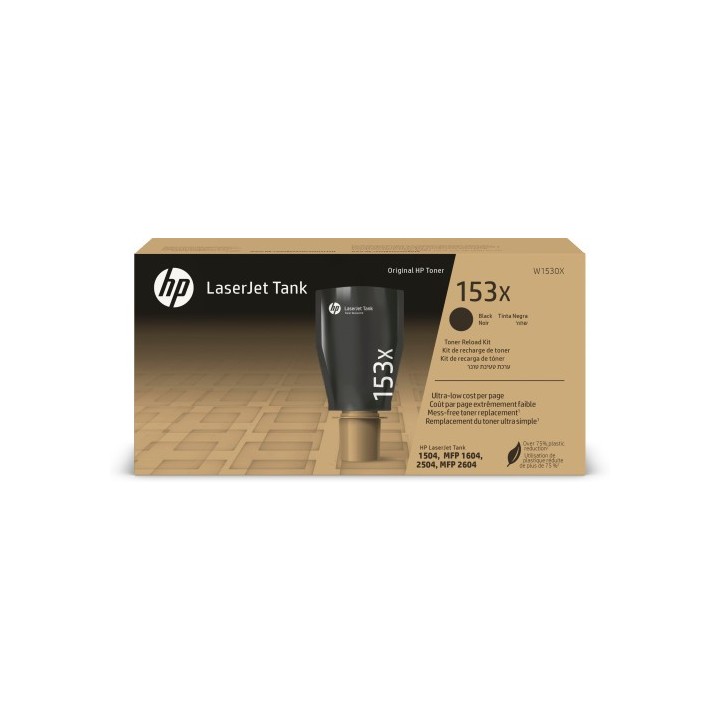 hp hp kit de recarga de toner original 153x laserjet tank negro