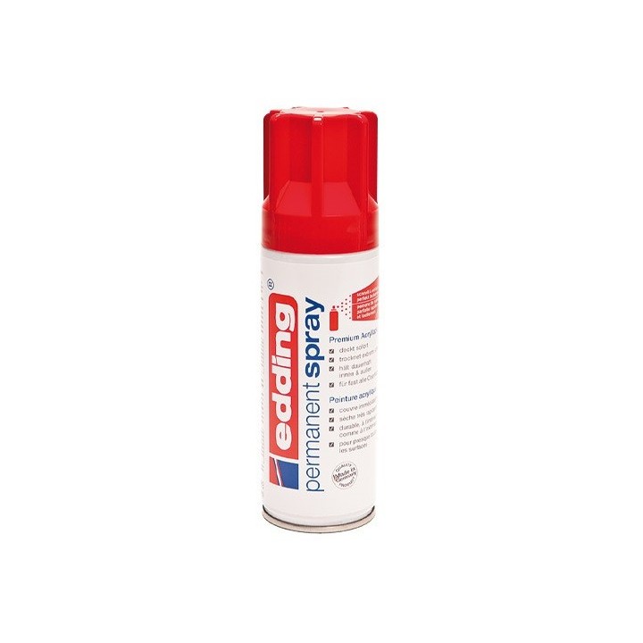 edding spray rojo trafico mate. edding 5200-902