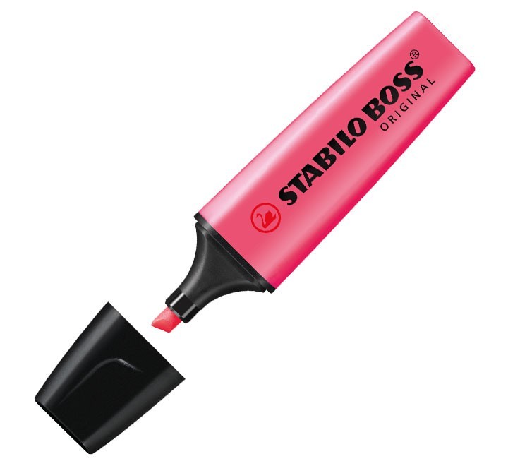 marcad. fluor. stabilo boss rosa 70/56