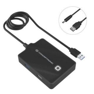 conceptronic hub usb 2.0 -  3.0 conceptronic hubbies10b 4 puertos y cable de 90cm