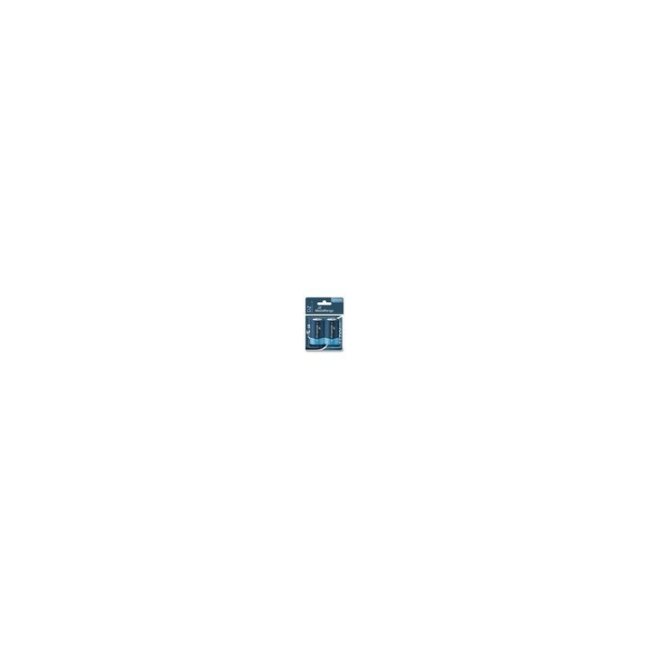 pilas alcalinas mediarange mono-d 1.5v 11900mah 2pack