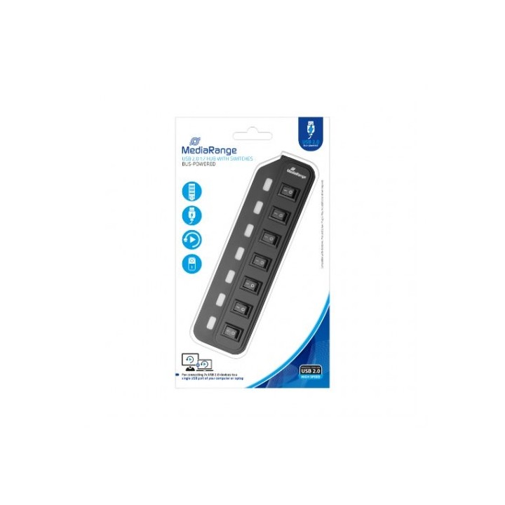 hub mediarange usb 2.0 7xusb 2.0 7xusb 2.0