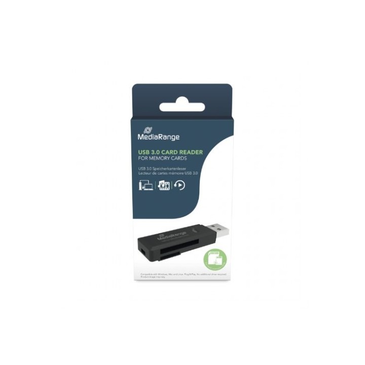 lector de tarjetas sd mediarange usb 3.0