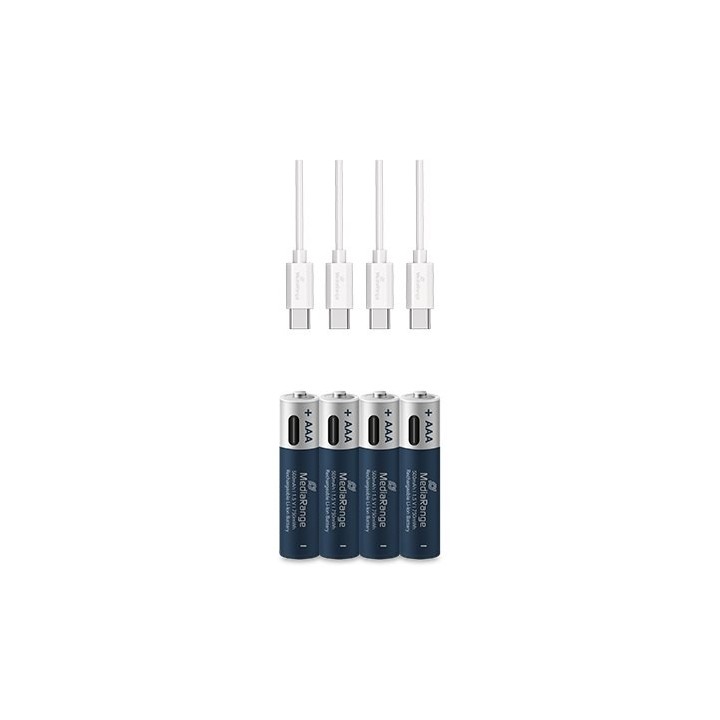 pilas recargables mediarange aaa 1.5v 500mah 4pack